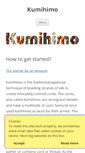Mobile Screenshot of kumihimo.com